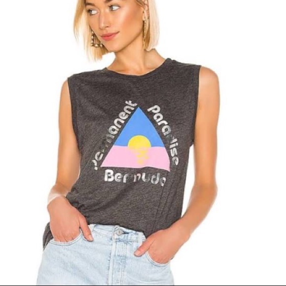 Wildfox Tops - Wildfox Permanent Paradise Bermuda Triangle Top
